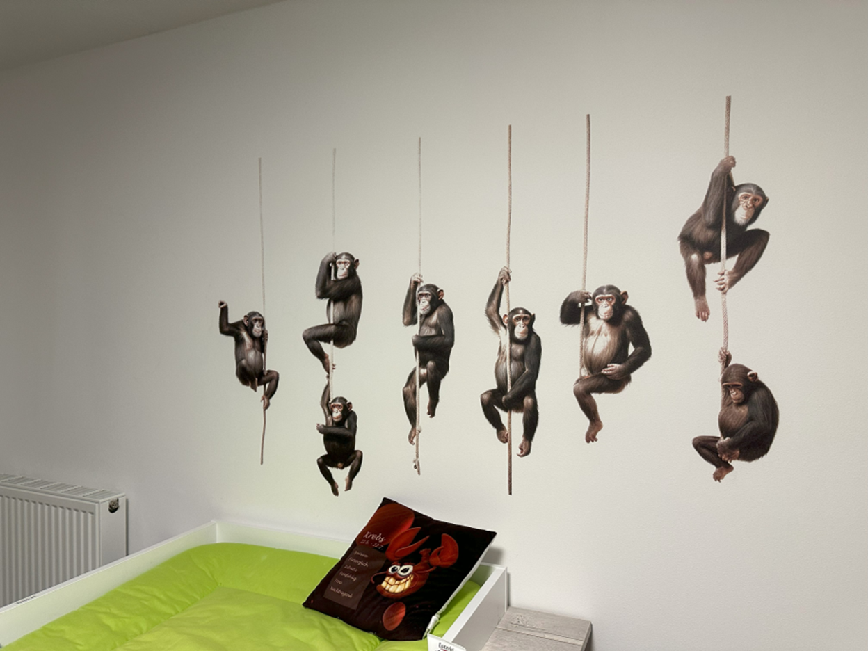 Wanddruck, Kinderzimmer