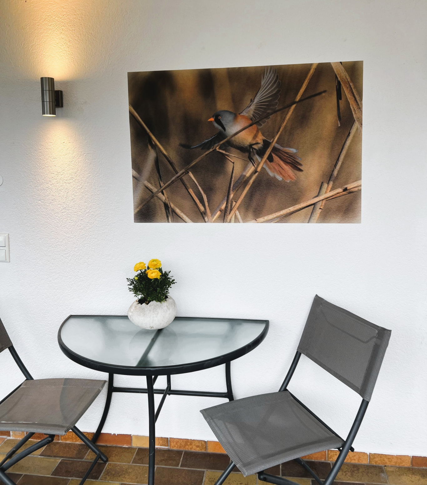 Druck auf geschützte Fassade