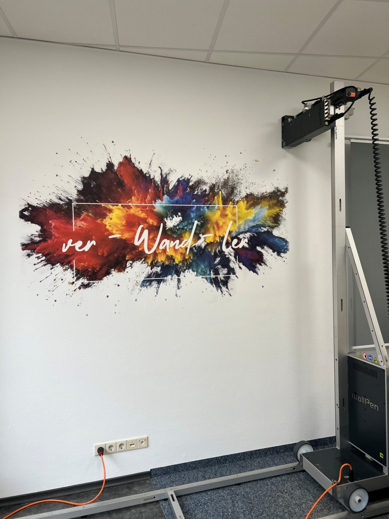 Entstehung Druck Firmenlogo