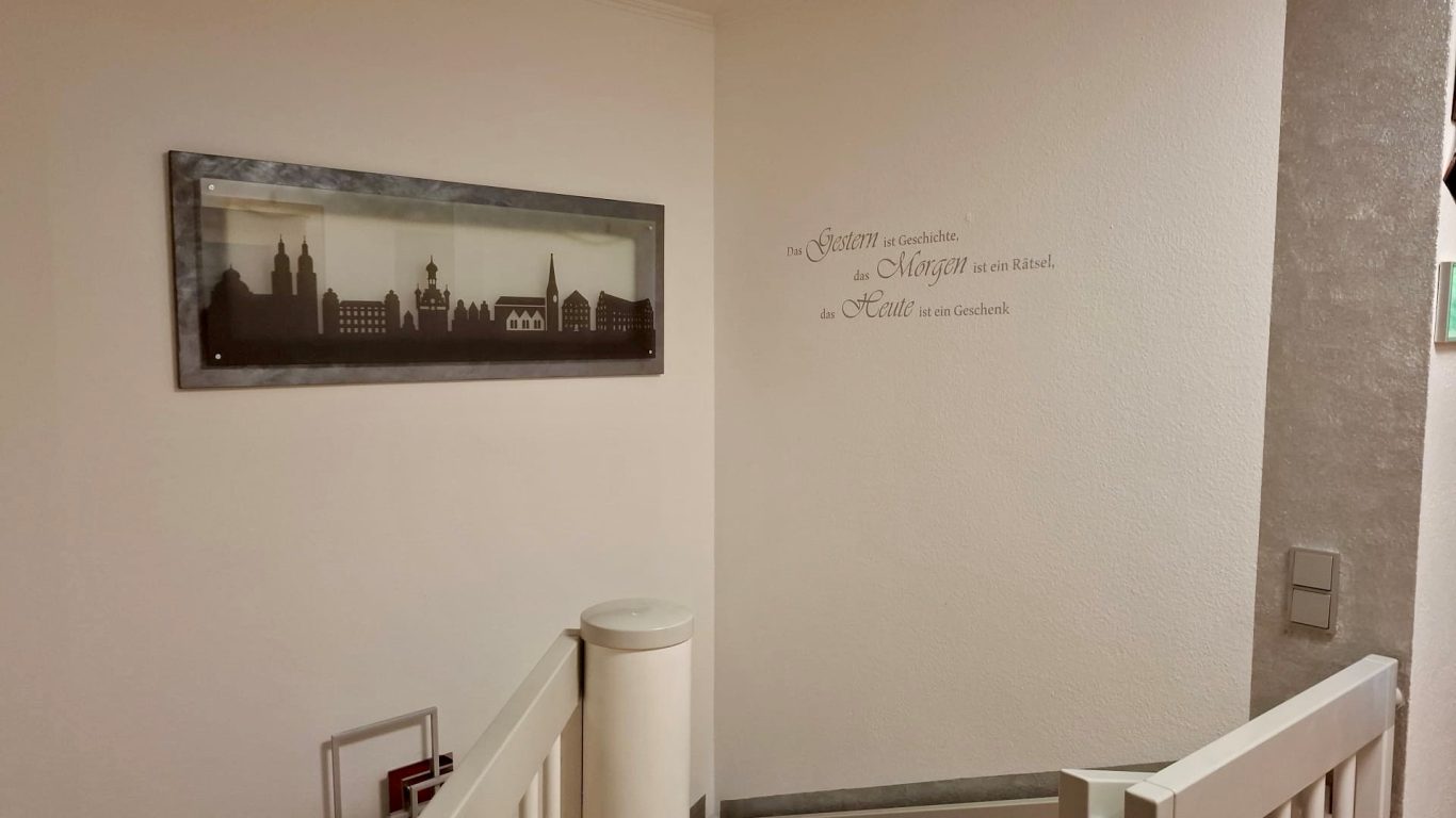 Wandgestaltung, Treppenhaus